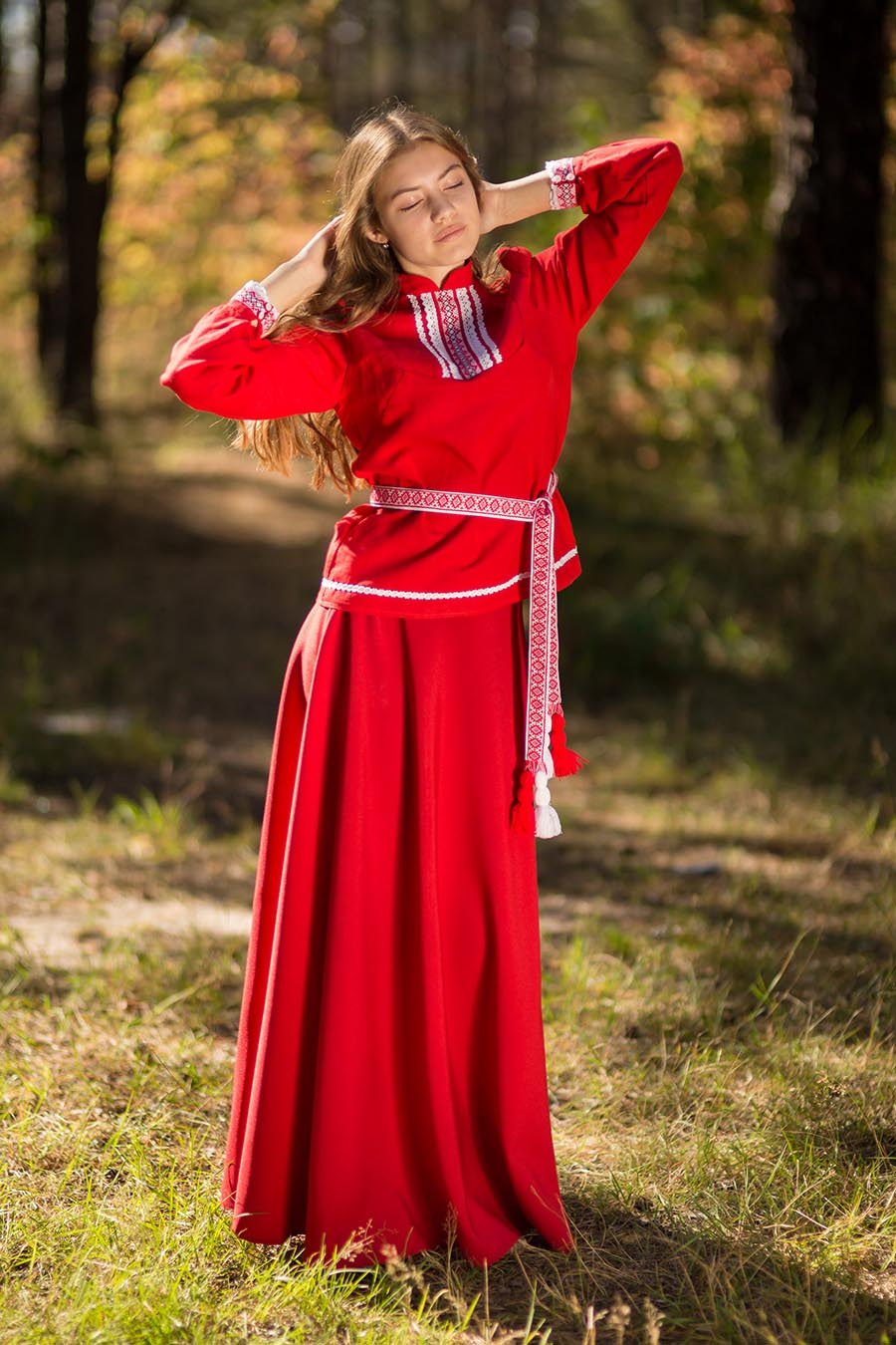 Underwear Women in Slavic costumes in Malabo