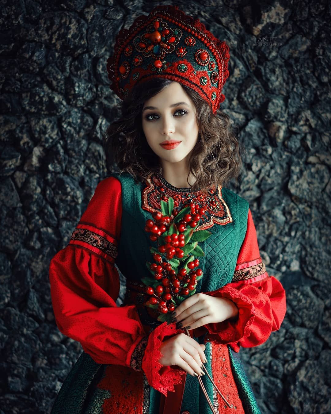Nude girl Women in Slavic costumes in Malabo